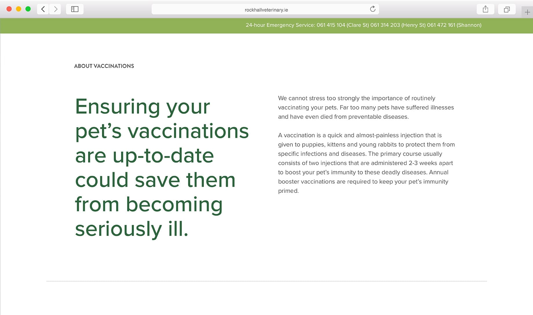 Veterinary Services Preview