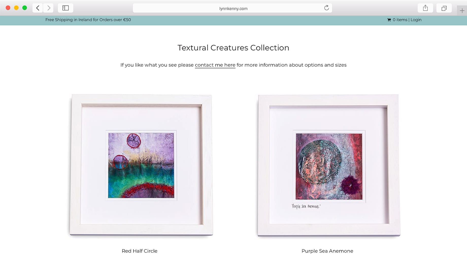 Artworks Website Design