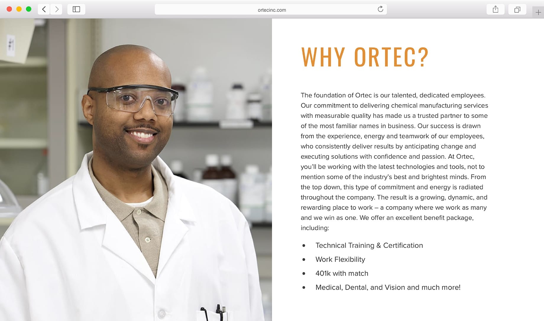 Ortec Plant Frontage